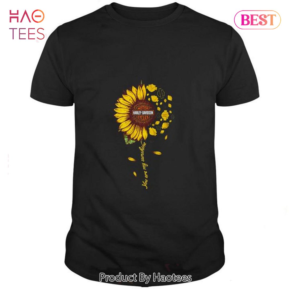 NEW Harley-Davidson Motorcycles Sunflower Unisex T-Shirt NEW Harley-Davidson Motorcycles Sunflower Unisex T-Shirt