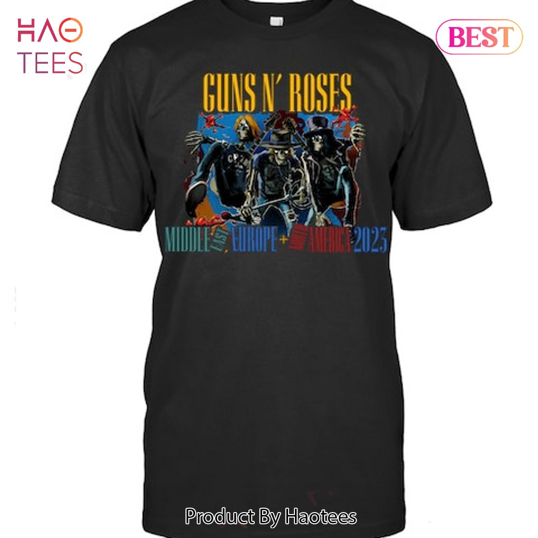 NEW The 2023 World Tour Guns N Roses Unisex T-Shirt