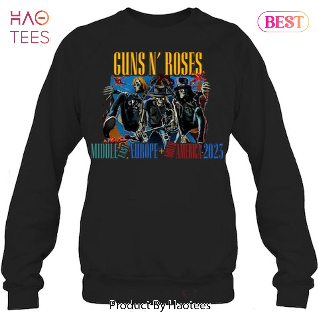 NEW The 2023 World Tour Guns N Roses Unisex T-Shirt NEW The 2023 World Tour Guns N Roses Unisex T-Shirt