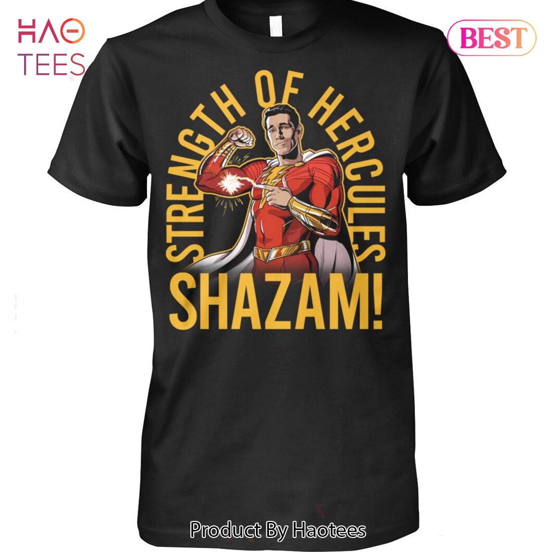 Strength Of Hercules Shazam Unisex T-Shirt Strength Of Hercules Shazam Unisex T-Shirt