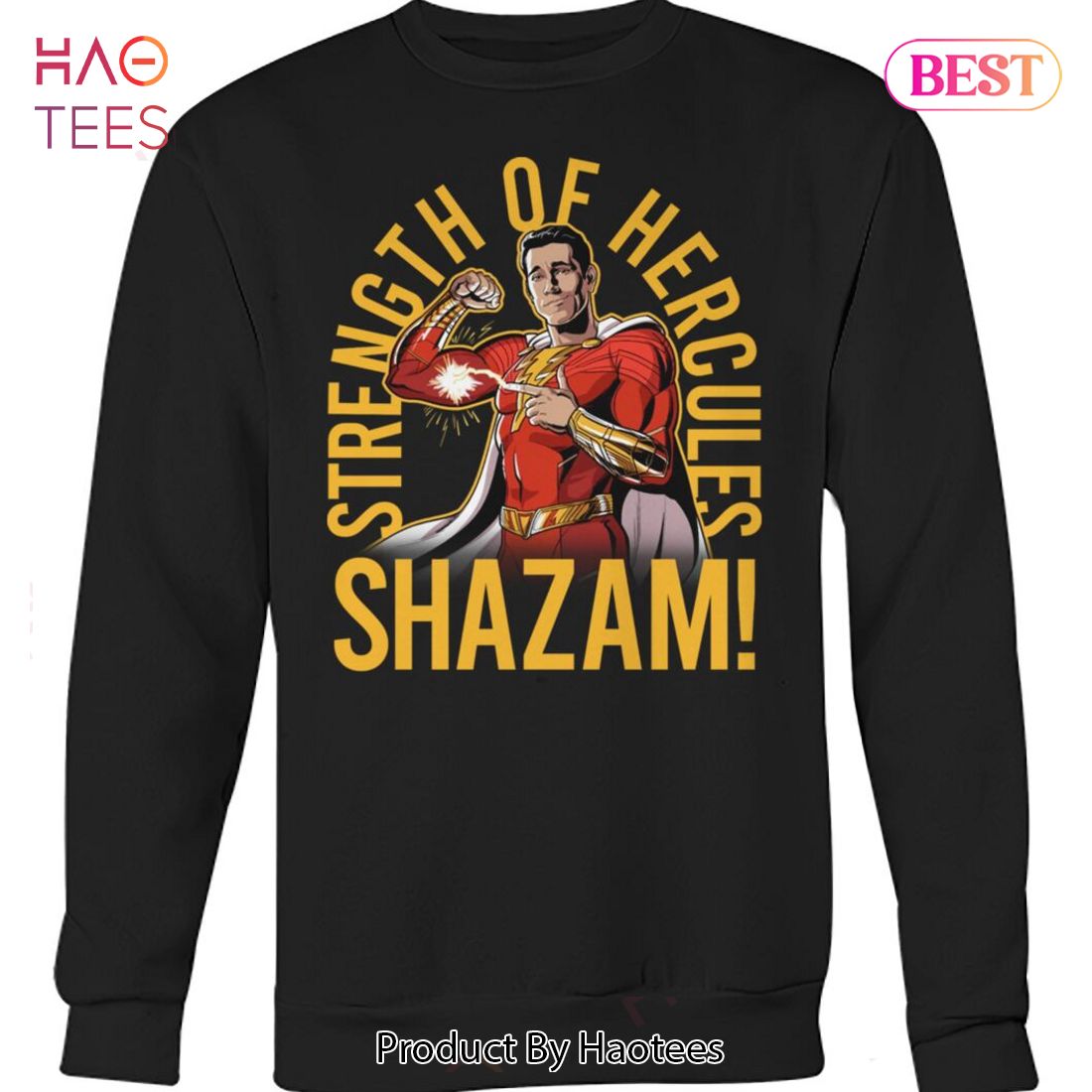 Strength Of Hercules Shazam Unisex T-Shirt Strength Of Hercules Shazam Unisex T-Shirt