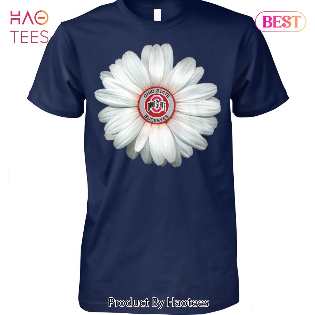 NEW Fashion Ohio State Buckeyes Flower Unisex T-Shirt NEW Fashion Ohio State Buckeyes Flower Unisex T-Shirt