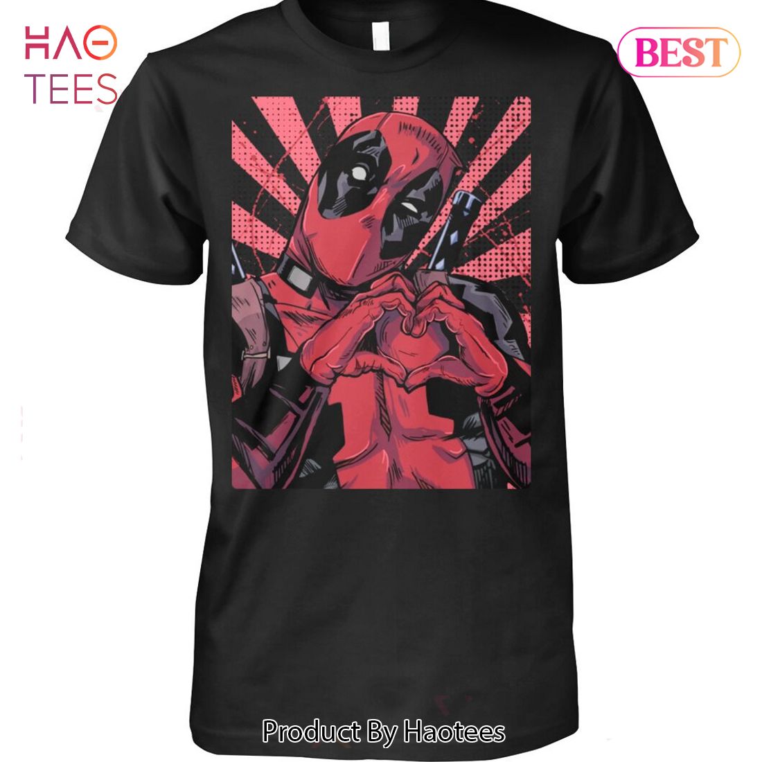 NEW Marvel Deadpool Close Heart Pool Unisex T-Shirt