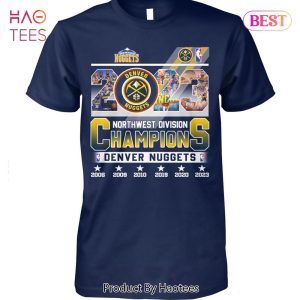 NEW 2023 Northwest Division Champion Denver Nuggets Unisex T-Shirt