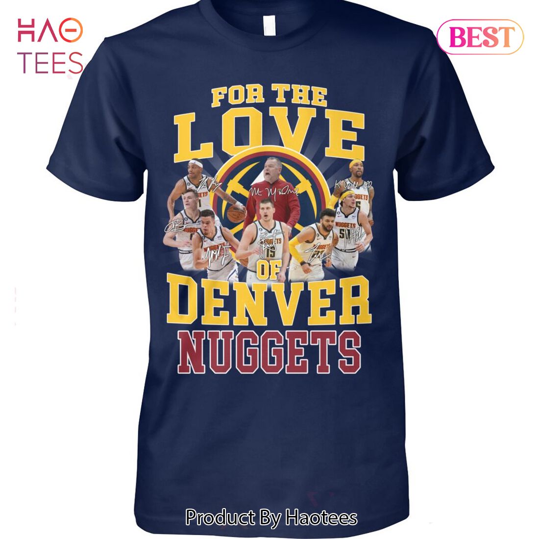 NEW For The Love Of Denver Nuggets Conference Champions T-Shirt