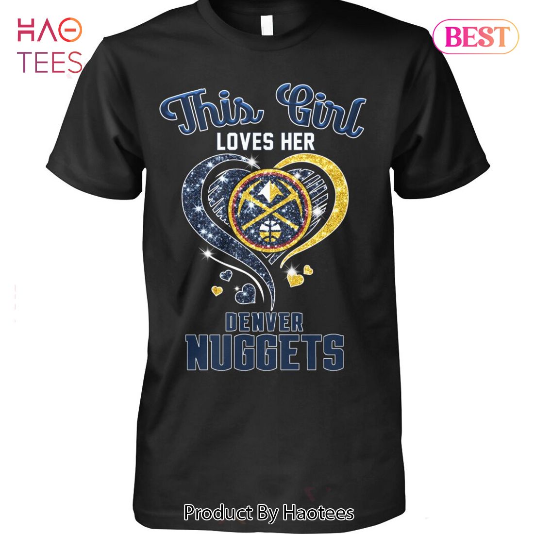 NEW This Girl Love Her Denver Nuggets Unisex T-Shirt