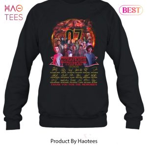 NEW Stranger Things 2016-2023 Thank You For The Memories T-Shirt