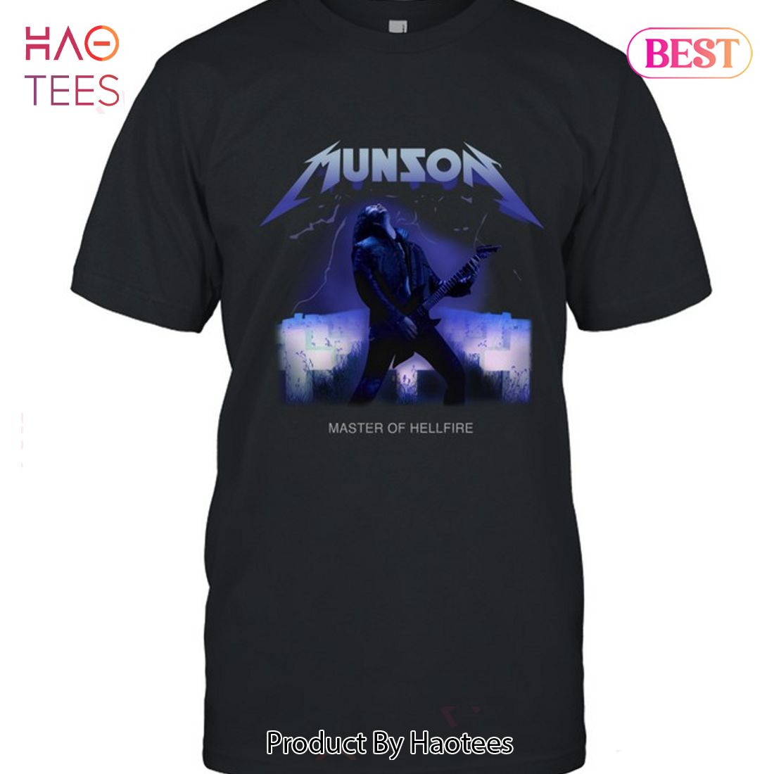 NEW Stranger Things Munson Master Of Hellfire T-Shirt