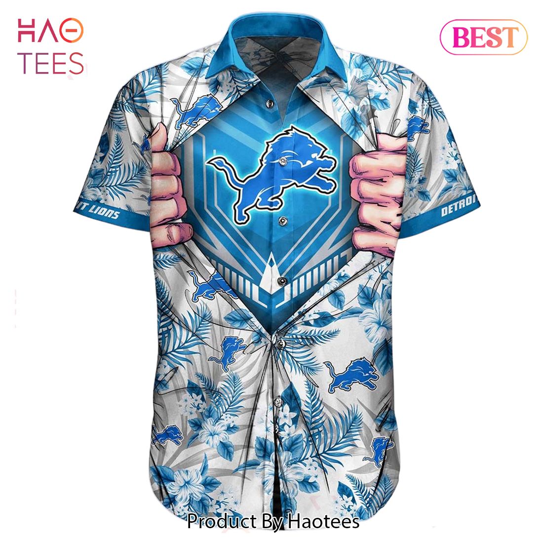 HOT TREND Detroit Lions NFL Football Hawaiian Shirt New Trends Summer For Big Fans Gift For Men Women