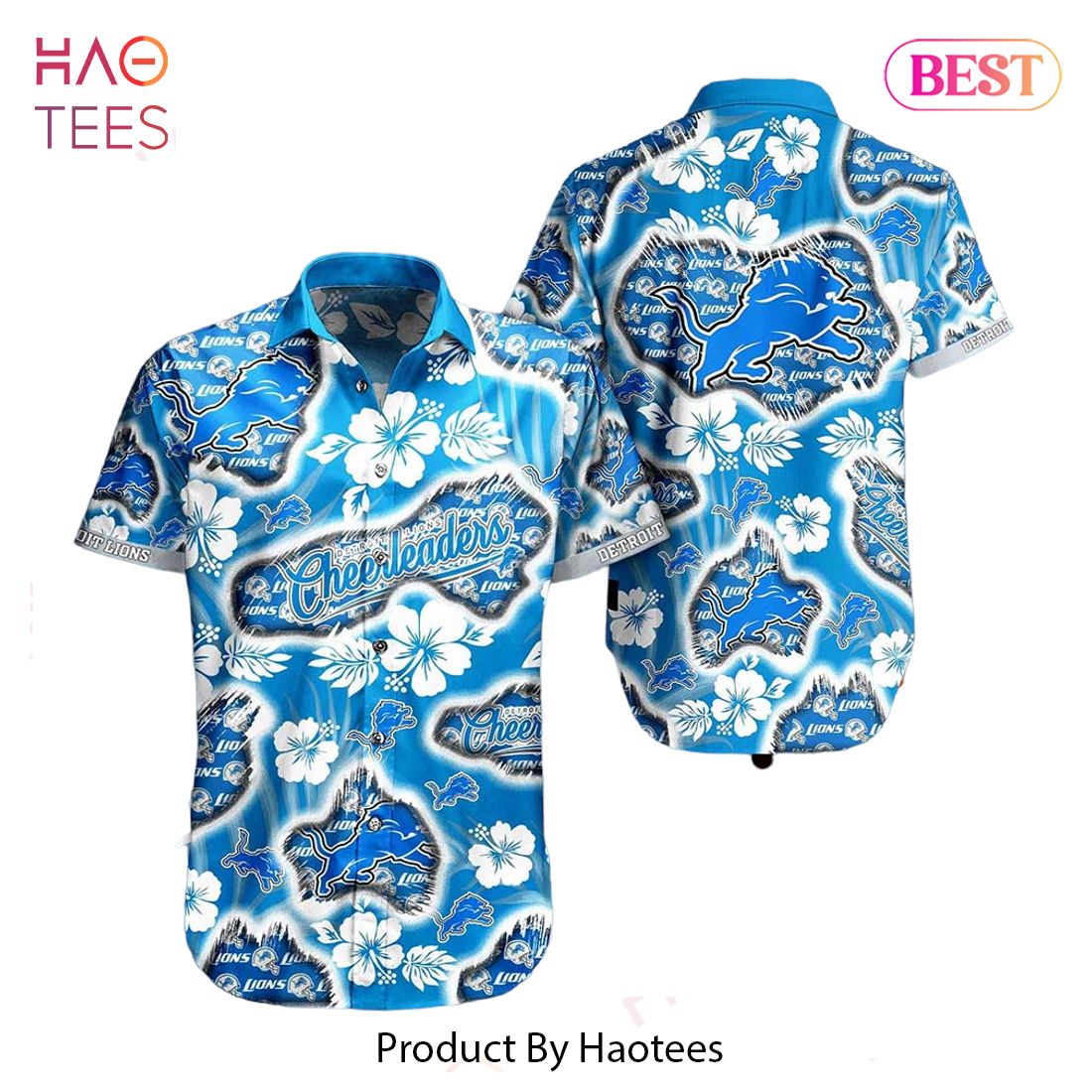 HOT TREND Detroit Lions NFL Hawaii Shirt Graphic Floral Printed This Summer Beach Shirt For Fans