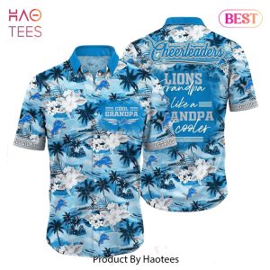 HOT TREND Detroit Lions NFL Hawaiian Shirt For Grandparent New Trending Beach Shirt