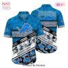 HOT TREND Detroit Lions NFL Hawaiian Shirt Graphic Tropical Pattern 3D Printed Beach Shirt Summer Gift For Fan