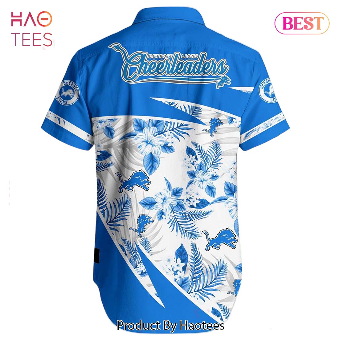 HOT TREND Detroit Lions NFL Hawaiian Shirt Style Tropical Graphics Summer For Awesome Fans