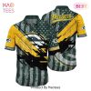 HOT TREND Green Bay Packers Nfl Graphic Tropical Pattern Hawaiian Shirt 3D Printed Beach Shirt Summer Gift For Fans