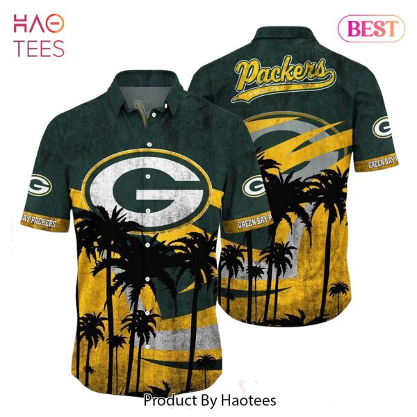 HOT TREND Green Bay Packers Nfl Hawaii Shirt Graphic Tropical Pattern Short Sleeve Hot Summer