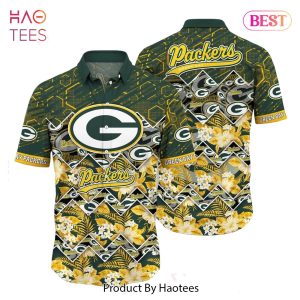HOT TREND Green Bay Packers Nfl Hawaiian Shirt Graphic Tropical Pattern 3D Printed Beach Shirt Summer Gift For Fan