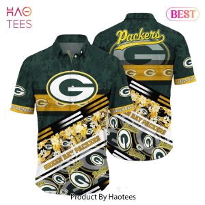HOT TREND Green Bay Packers Nfl Hawaiian Shirt Graphic Tropical Pattern 3D Printed Beach Shirt Summer Gift For Fans