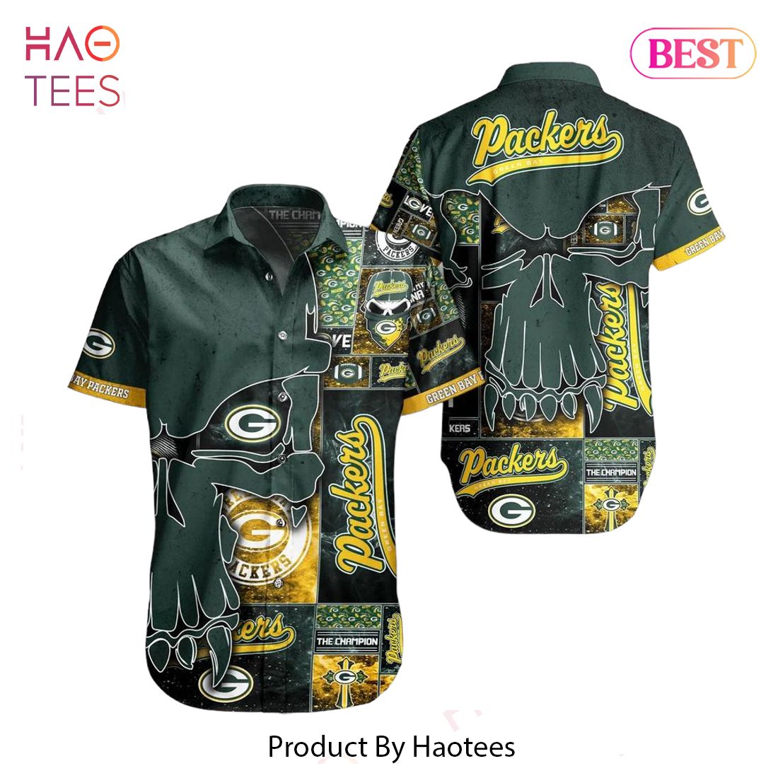 Green Bay Packers NFL Hawaiian Shirt Skull Punisher Printed 3D Summer For  Your Loved Ones - Bring Your Ideas, Thoughts And Imaginations Into Reality  Today