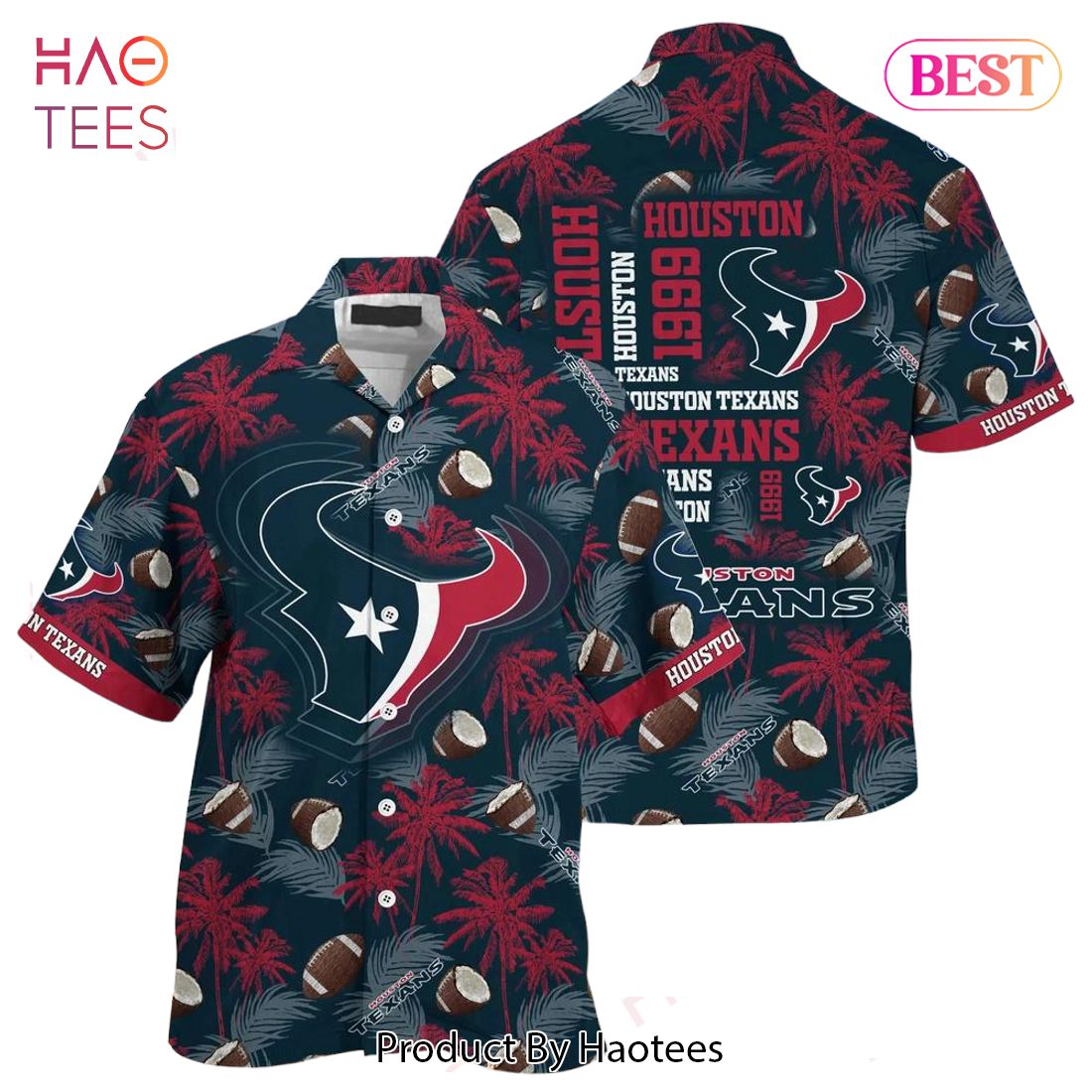 HOT TREND Houston Texans NFL Beach Shirt New Gift For Summer Hawaiian Shirt HOT TREND Houston Texans NFL Beach Shirt New Gift For Summer Hawaiian Shirt
