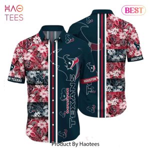 HOT TREND Houston Texans NFL Graphic Tropical Pattern Hawaiian Shirt 3D Printed Beach Shirt Summer Gift For Fans