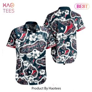 HOT TREND Houston Texans NFL Hawaii Shirt Graphic Floral Printed This Summer Beach Shirt For Fans