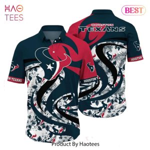 HOT TREND Houston Texans NFL Hawaii Shirt Tropical Pattern Graphic This Summer Gift For Fan NFL