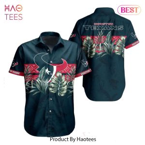 HOT TREND Houston Texans NFL Hawaiian Shirt Tropical Pattern Graphic Gift For Fan NFL Enthusiast