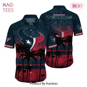 HOT TREND Houston Texans NFL Hawaiian Shirt Tropical Pattern Graphic New Collection Summer Gift For Fan NFL