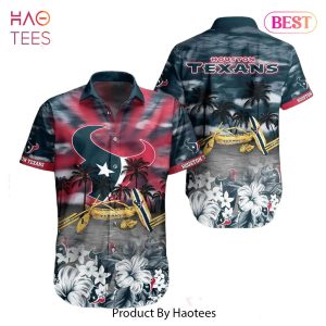 HOT TREND Houston Texans NFL Hawaiian Shirt Tropical Pattern Summer For NFL Football Fans