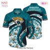 HOT TREND Jacksonville Jaguars Nfl Hawaii Shirt Graphic Tropical Pattern Short Sleeve Hot Summer