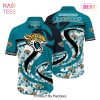 HOT TREND Jacksonville Jaguars Nfl Hawaii Shirt Graphic Tropical Pattern Short Sleeve Hot Summer