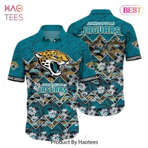 HOT TREND Jacksonville Jaguars Nfl Hawaiian Shirt Graphic Tropical Pattern 3D Printed Beach Shirt Summer Gift For Fan