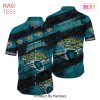 HOT TREND Jacksonville Jaguars Nfl Hawaiian Shirt Graphic Tropical Pattern 3D Printed Beach Shirt Summer Gift For Fans