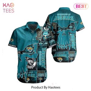 HOT TREND Jacksonville Jaguars Nfl Hawaiian Shirt Skull Printed 3D New Trend Summer For Fans