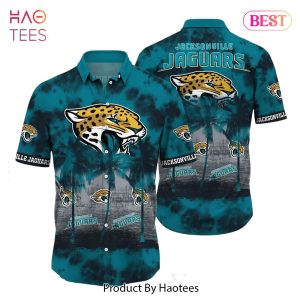 HOT TREND Jacksonville Jaguars Nfl Hawaiian Shirt Tropical Pattern Graphic Short Sleeve Summer Gift For Fans