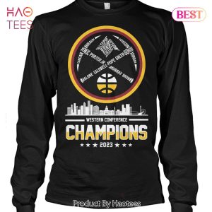NEW Denver Nuggets Western Conference Champions Two Sided Unisex T-Shirt