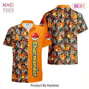 BEST Charmander Hawaiian Shirts Custom Anime Merch Clothes for Men Women Hot Trend 2023