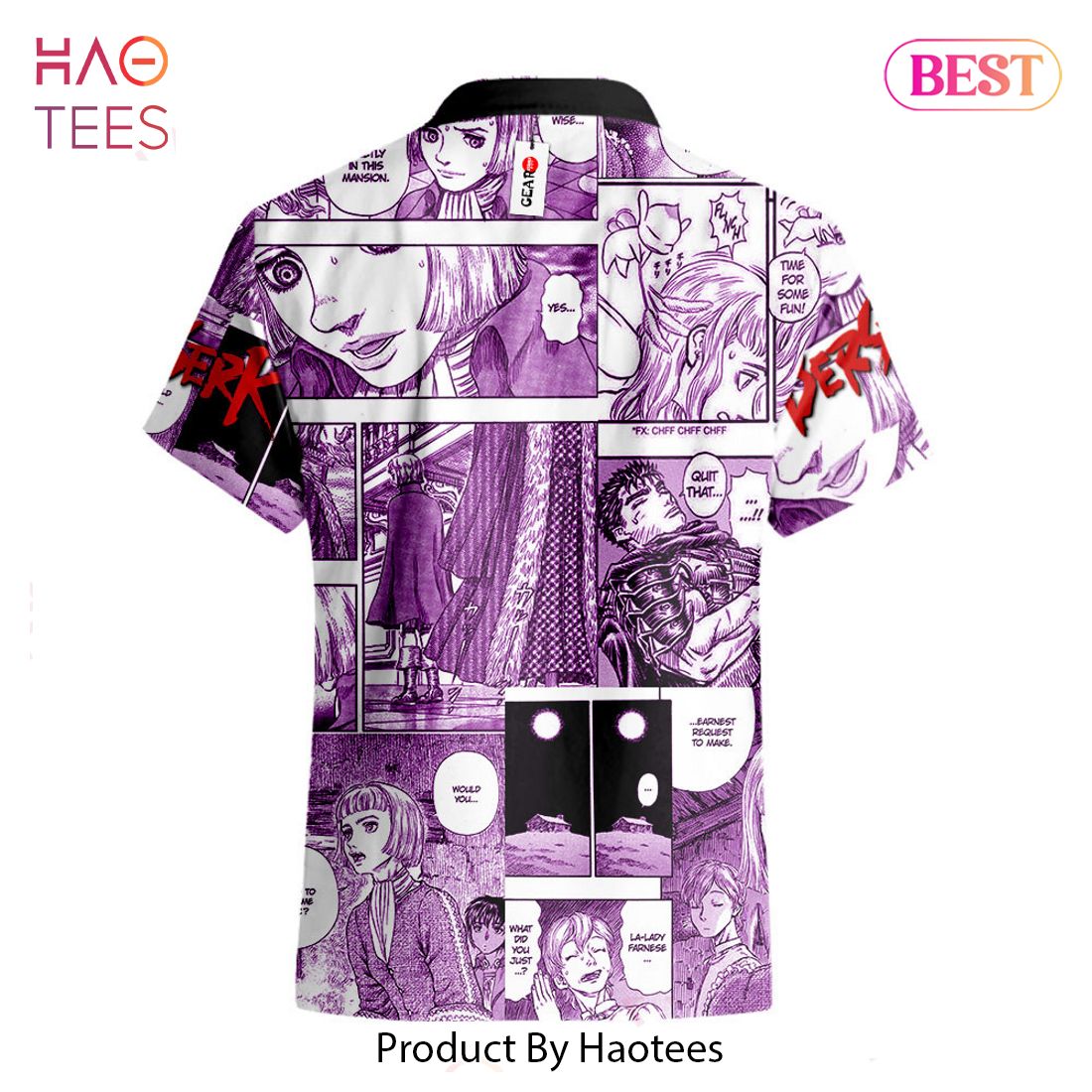 BEST Farnese de Vandimion Hawaiian Shirts Berserk Custom Anime Clothes for Men Women Hot Trend 2023 BEST Farnese de Vandimion Hawaiian Shirts Berserk Custom Anime Clothes for Men Women Hot Trend 2023