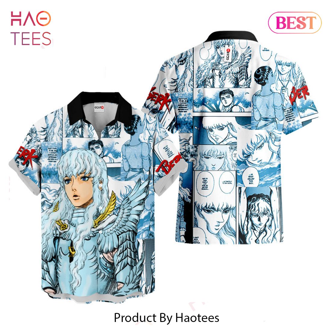 Cheap Anime Berserk Manga Graphic T Shirt Fight Swordsman Guts Griffith  Summer Tshirt Men Women Casual Cotton Oversized T-shirts Streetwear | Joom