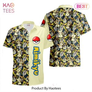 BEST Mimikyu Hawaiian Shirts Custom Anime Merch Clothes for Men Women Hot Trend 2023