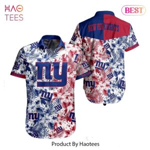 BEST New York Giants NFL Beach Shirt Graphic Floral Pattern Print This Summer Hawaiian Shirt Hot Trend 2023