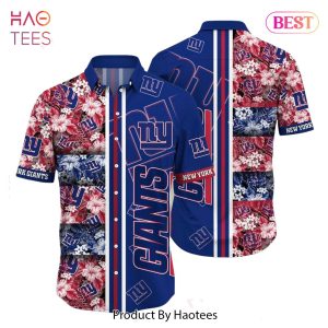 BEST New York Giants NFL Graphic Tropical Pattern Hawaiian Shirt 3D Printed Beach Shirt Summer Gift For Fans Hot Trend 2023