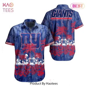 BEST New York Giants NFL Hawaii Graphic Tropical Pattern Style Summer Hawaiian Shirt Hot Trend 2023