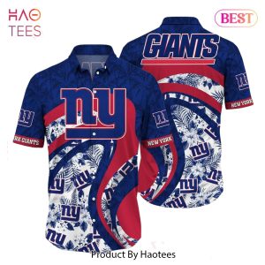 BEST New York Giants NFL Hawaii Shirt Graphic Floral Tropical Pattern This Summer For Fan Hot Trend 2023