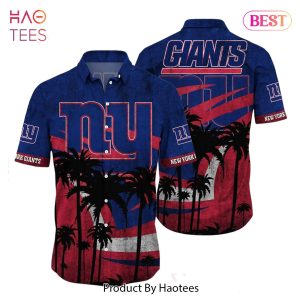 BEST New York Giants NFL Hawaii Shirt Graphic Tropical Pattern Short Sleeve Hot Summer Hot Trend 2023