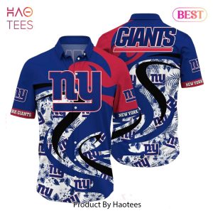 BEST New York Giants NFL Hawaii Shirt Tropical Pattern Graphic This Summer Gift For Fan NFL Hot Trend 2023