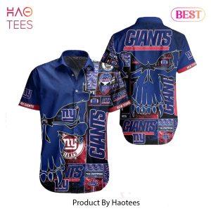 BEST New York Giants NFL Hawaiian Shirt Skull Printed 3D New Trend Summer For Fans Hot Trend 2023