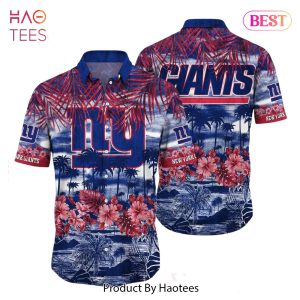 BEST New York Giants NFL Hawaiian Shirt Style Tropical Pattern Summer For Awesome Fans Hot Trend 2023