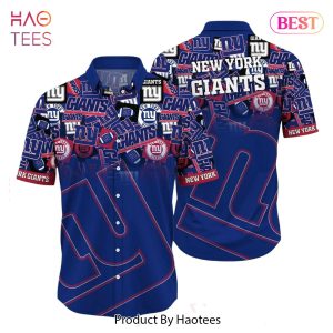 BEST New York Giants NFL Hawaiian Shirt Trends Summer Short Sleeve Button Down Shirt For Sports Fans Hot Trend 2023
