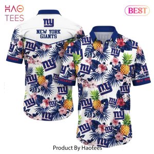 BEST New York Giants NFL Hawaiian Shirt Tropical Pattern Graphic Hawaii Shirt For Fan Ever Hot Trend 2023